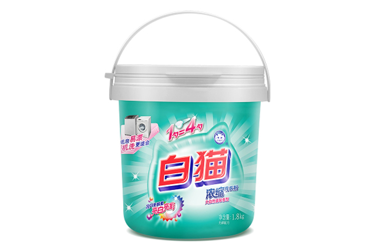 白猫超浓缩无磷洗衣粉 桶 1.8KG